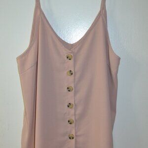 button down tank top